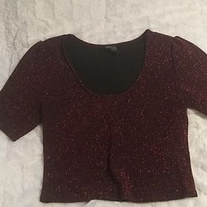 Sparkly crop top